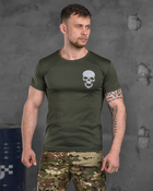 Тактична футболка потоотводяща odin oilva skull XL - зображення 1