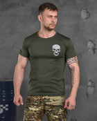 Тактична футболка потоотводяща odin oilva skull XL