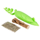 Игрушка для кошек Мышка резиновая GiGwi Refillable Catnip, резина, 16,5 см