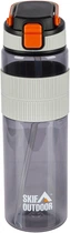 Пляшка для води SKIF Outdoor Tribott I 0.8 л Чорно-біла (3890309)