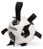 Zabawka dla psów Camon Piłka nożna z uchwytami Czarno-biały 21 cm (8019808233000) - obraz 2