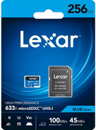 Karta pamięci Lexar High-Performance 633x microSDXC 256GB (LSDMI256BB633A) - obraz 3