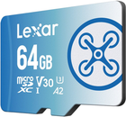 Karta pamięci Lexar Fly High-Performance 1066x microSDXC 64GB (LMSFLYX064G-BNNNG) - obraz 2