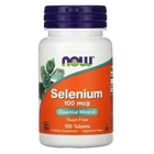 Натуральна добавка Now Foods Selenium 100 мкг 100 таблеток