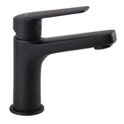 Смеситель для умывальника TOPAZ CAPRI TCA-15207-H44-BL картридж D25, H=140, шланги 45см
