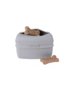 Контейнер для ласощів Dexas Pooch Pouch з кліпсою на пояс для тренувань, сірий
