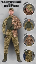 Костюм тактичний 4в1 kit куртка softshell pixel ВТ6806 XL - зображення 3