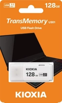 Pendrive Kioxia TransMemory 128 GB USB 3.2 White (LU301W128G) - obraz 4