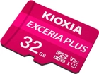 Karta pamięci Kioxia Exceria Plus 32 GB MicroSDHC Class 10 UHS-I (LMPL1M032GG2) - obraz 3