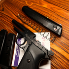 Стартовий пістолет SUR 2608 + дод магазин, Сигнальний пістолет під холостий патрон 9мм, Шумовий - зображення 9