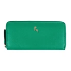 Зелёный кошелёк из натуральной кожи Ashwood J51 GUMDROP-GREEN