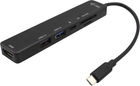 Stacja dokująca i-tec USB-C Travel Easy Dock 4K HDMI + Power Delivery 60 W (8595611703928) - obraz 1