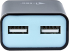 Зарядний пристрій i-Tec USB 2 порти 2.4A чорний 2x USB Port DC 5V/max 2.4A (8595611702419) - зображення 3
