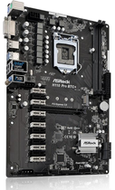 Материнская плата ASRock H110 Pro BTC+ (S1151, INTEL H110, ATX) б/у