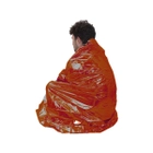 Термопокрывало (покрывало спасательное) медицинского назначения, оранжевый/серебро - изображение 3