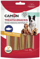 Ласощі для собак Camon Сендвіч із лососем і тріскою 11 см 80 г (8019808217451) - зображення 1