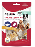 Przysmak dla psów Camon Treats and Snacks Skóra dorsza z batatem 80 g (8019808176321) - obraz 1