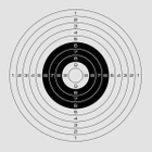 Мішень картонна "Коло" 139х139 мм (10 шт)