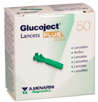 Ланцети Menarini Group Glucoject Lancets Plus 33 G 50 шт (8012992483398) - зображення 1