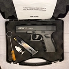 Стартовый пистолет Retay Glock 17, Retay G17, Cигнальный пистолет под холостой патрон 9мм - изображение 3