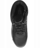Високі чоловічі демісезонні черевики Brandit Thinsulate One Zipper 40 Чорний камуфляж з натуральної шкіри і міцного дихаючого нейлону антибактеріальна устілка система швидкої шнурівки маслостійка гумова підошва для амортизації і стійкості (Alop) - зображення 3