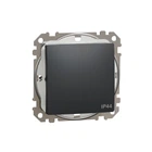 Одноклавишный выключатель IP44 Черный 73х73х38mm ABS-UV [SDD214101] Sedna Design & Elements Schneider Electric