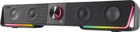 Акустическая система Gravity RGB Stereo Soundbar Black (SL-830200-BK)