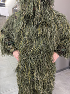 Маскировочный костюм Кикимора (Geely), нитка woodland, р. L-XL до 100 кг, костюм разведчика, маскхалат киким - изображение 8