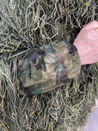 Маскировочный костюм Кикимора (Geely), нитка woodland, р. L-XL до 100 кг, костюм разведчика, маскхалат киким - изображение 10