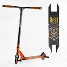 Трюковый самокат Best Scooter Spider 53880 Оранжевый усиленная алюминиевая рама 2 пеги
