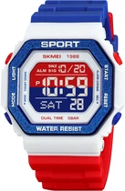 Мужские часы Skmei 1988RDBU Red-Blue
