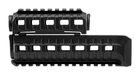 Цевье на АК 47/74 DLG TACTICAL (DLG-099) полимерное, цвет Черный, 2 планки picatinny с креплением M-LOK (242246) - изображение 2