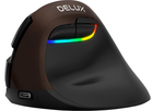 Mysz Delux M618Mini Jet Black - obraz 1