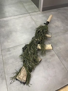 Маскувальний костюм Кікімора (Geely), нитка woodland, розмір S-M до 75 кг, костюм розвідника, маскхалат кікімора - зображення 6