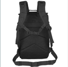 Тактический штурмовой армейский рюкзак черный 45л / военный рюкзак (арт.5861) - изображение 6