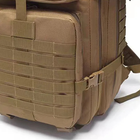 Тактический штурмовой армейский рюкзак койот 45л / военный рюкзак - изображение 7