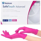 Рукавички Medicom SafeTouch маджента 100 шт./пач. розмір M - изображение 1