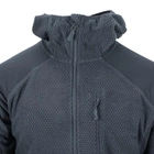Кофта флисовая Helikon-Tex Alpha Hoodie Jacket Grid Fleece Shadow Grey XL - изображение 13