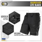 M-Tac шорти Aggressor Short Black 3XL - зображення 4