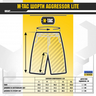 M-Tac шорти Aggressor Short Black 3XL - зображення 13