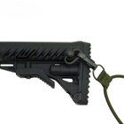 Приклад FAB M4 с амортизатором для AK 47, полимер, черный - изображение 3