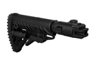Приклад телескопічний FAB M4 для AK 47, полімер, чорний - зображення 5