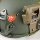 Ліхтарик на шолом із кріпленням MPLS CHARGE CR123A - зображення 6