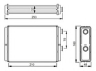 Теплообмінник, система опалення салону NRF 53233 NRF (53233)