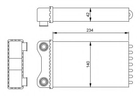 Теплообменник, система отопления салона NRF 54252 NRF (54252)