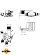 725011 NRF Термостат NRF (725011)