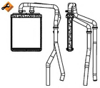 Теплообменник, система отопления салона NRF 54218 NRF (54218)