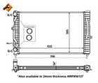 Радиатор, система охлаждения двигателя NRF 509504 NRF (509504)