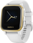 Zegarek sportowy Garmin Venu Sq Biały/Jasnozłoty (010-02427-11) - obraz 1