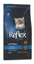 Повноцінний та збалансований сухий корм для кошенят Reflex Plus з лососем